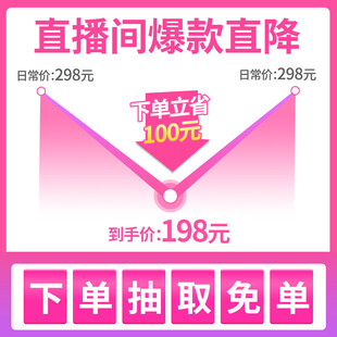 直播间爆款促销标签