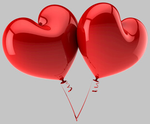 心形气球