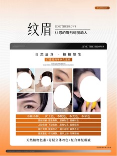 纹眉海报