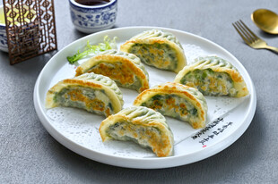 香煎韭菜饺