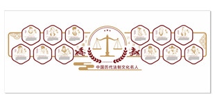历史法治人物法治文化墙