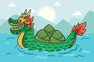 端午节 传统节日 赛龙舟 粽子
