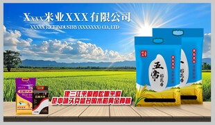 大米宣传海报