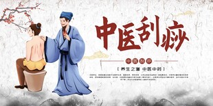 中医刮痧宣传栏