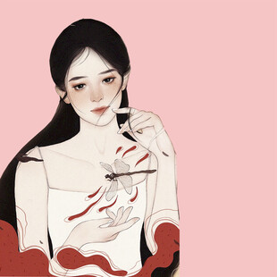 手绘女孩