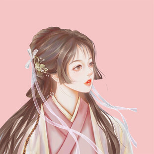 手绘古风美女