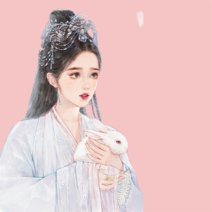 手绘古风美女