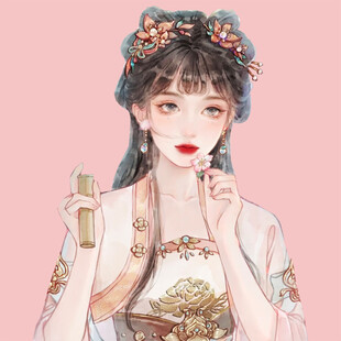 手绘古风美女