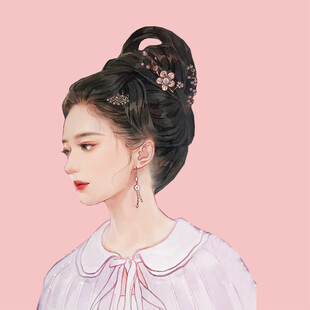 手绘古风美女