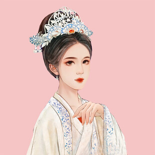 手绘古风美女