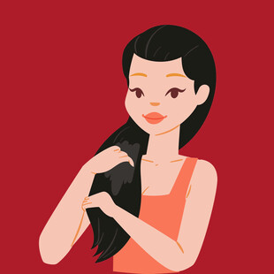 美容护肤女孩