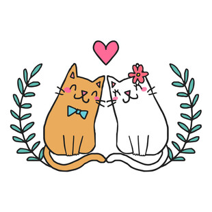 卡通小猫