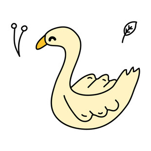 卡通大鹅