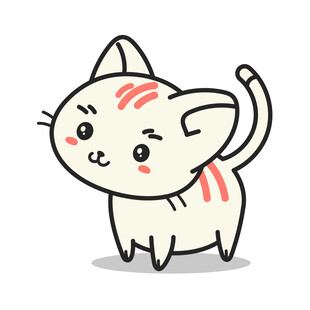 卡通小猫