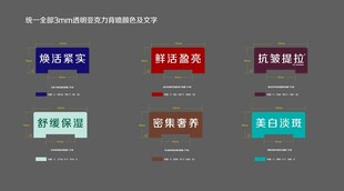 美容立牌