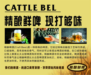 精酿鲜啤 现打够味  
