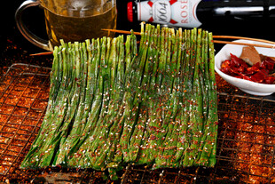 烤韭菜