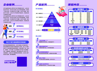 企业教培简介折页版式画册