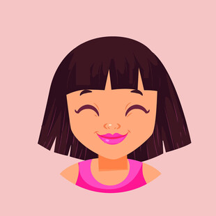 卡通女孩头像