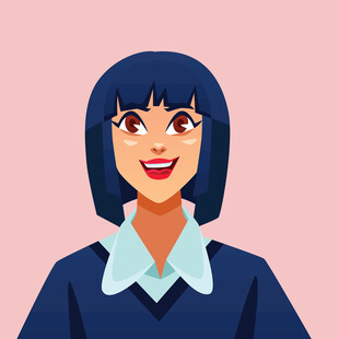 卡通女孩头像