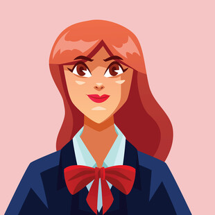 卡通女孩头像