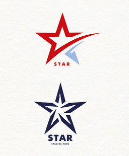 星星造型LOGO