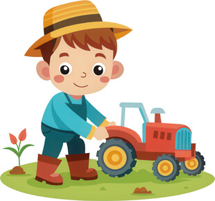 孩子玩具角色扮演免抠图