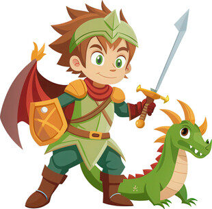 孩子玩具角色扮演免抠图