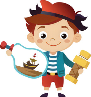 孩子玩具角色扮演免抠图