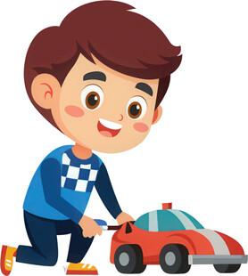 男孩玩具车