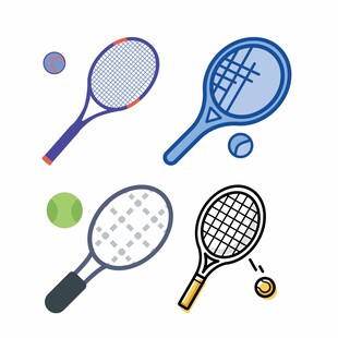 网球拍图标