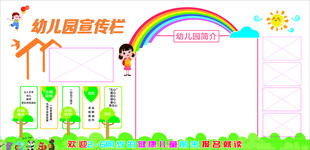 幼儿园宣传栏