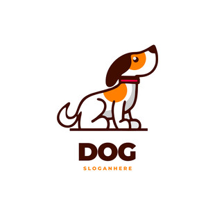 卡通狗logo