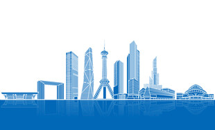 石家庄建筑矢量图