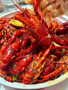 美味小龙虾 诱人盘中餐