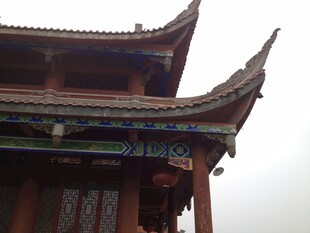 古建筑一角特写