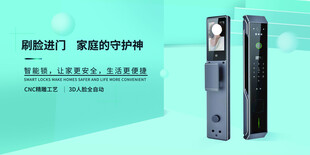 智能锁海报