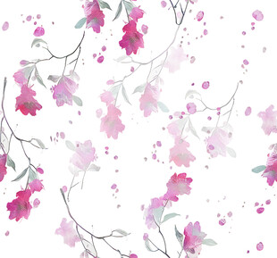水彩花  数码 小碎花 小花 