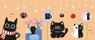 卡通猫咪