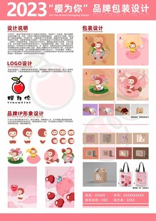 水果包装设计展板图