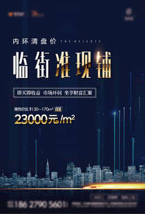 商业商铺地产海报