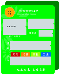 学校班级牌