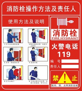 消防栓操作方法及责任人