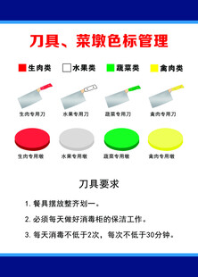 刀具 菜墩色标管理