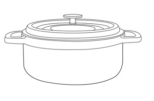 锅具线稿
