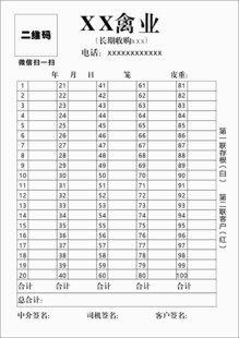  二联单 禽业 畜牧业