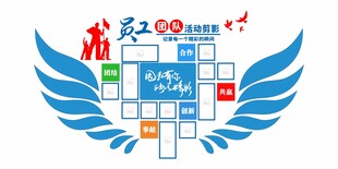 公司企业文化墙