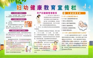 妇幼健康教育宣传栏