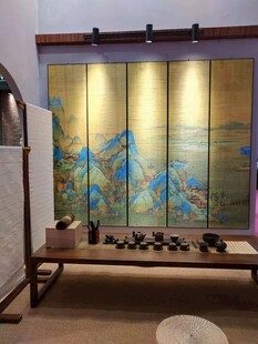 国画屏风