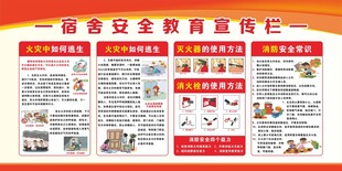 宿舍安全教育宣传栏